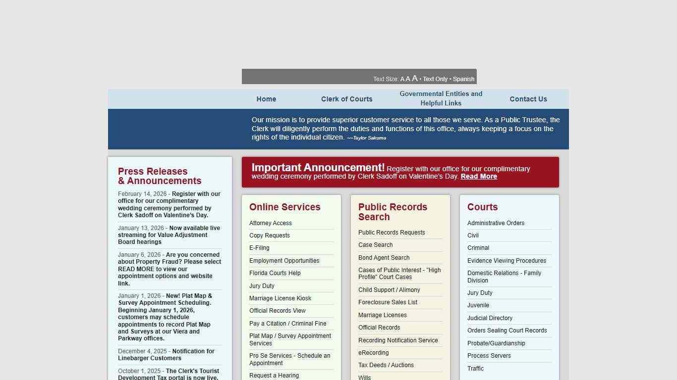 Brevard County, Florida - Clerk of the Court